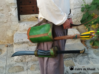 Carquois et holster d'épée